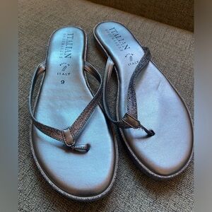 Italian Shoemakers Size 9 Glittered Sandles
